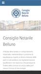 Mobile Screenshot of consiglionotarilebelluno.it